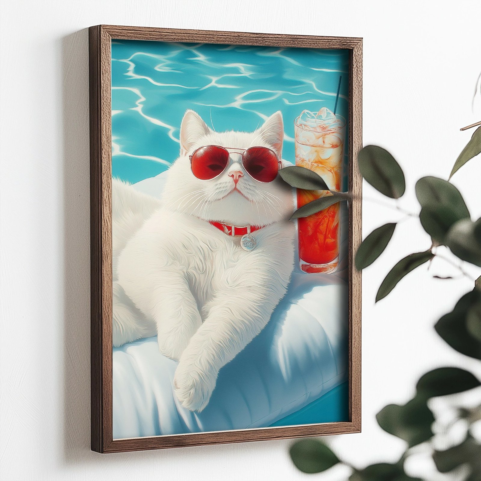 Pikturë dekorative me kornizë MDF, Wallity, TUN017-XL, shumëngjyrëshe, 50x70x3.5cm