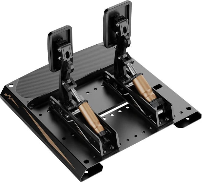 Set pedalesh Moza Racing CRP2 RS066 për sim racing, për PC/Xbox, zi/artë