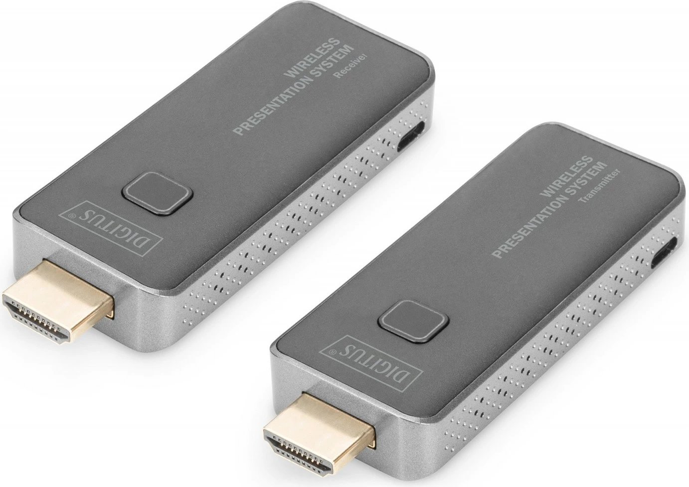 Set HDMI wireless Digitus DS-55319, transmetim 50m, Full HD, Gri/Argjend