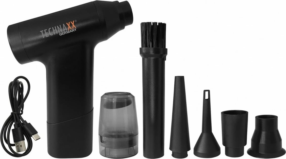 Fshesë me korrent pa kabllo Technaxx TX-293, 160 W, 120 min, E zezë