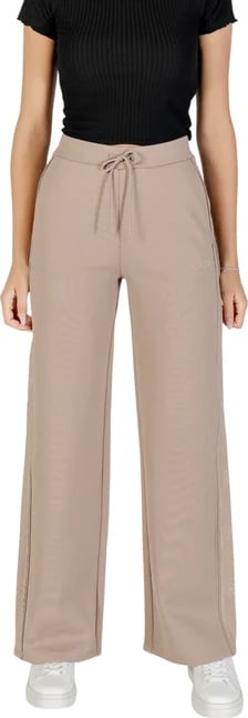 Pantallona Guess Active femra, beige