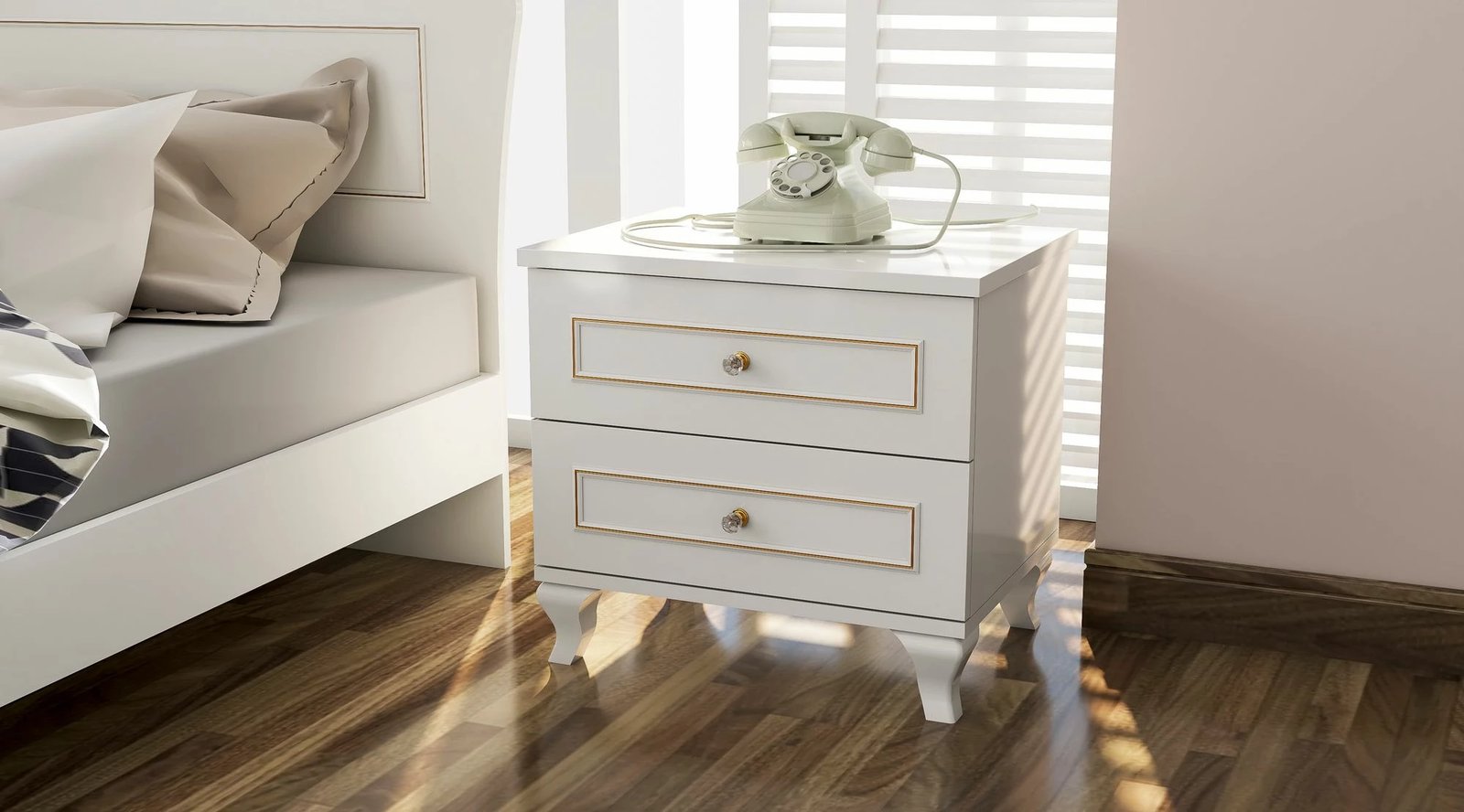 Set dhome për të rinj Skye Decor, ngjyrë e bardhë mat, Rb-081