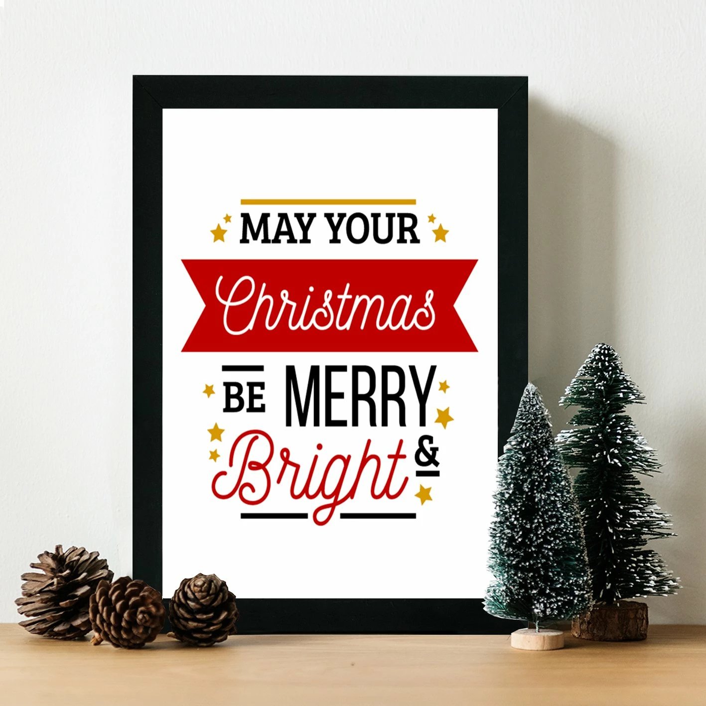 Pikturë dekorative me kornizë MDF, shumëngjyrëshe, Wallity, SC487