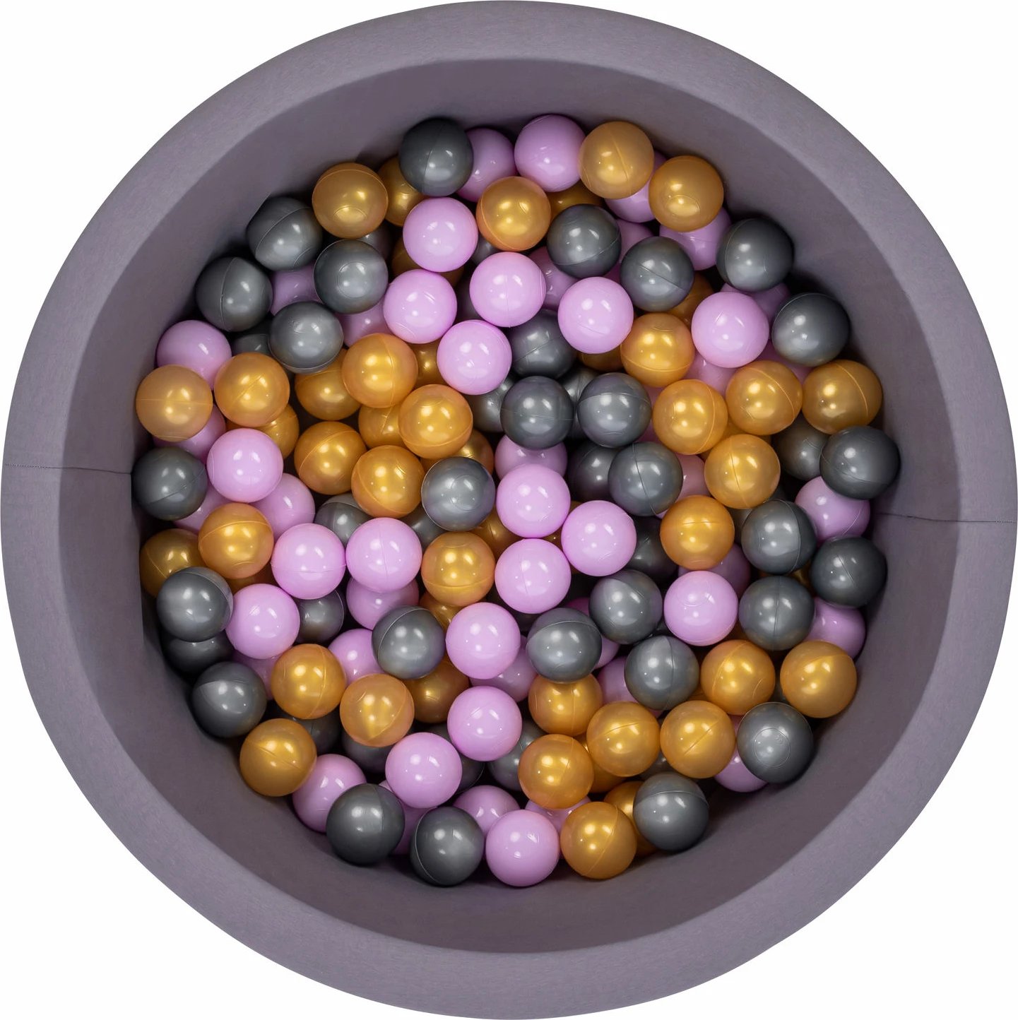 Pishinë me topa për fëmijë, ngjyrë gri, Bubble Pops v8, Evila Originals