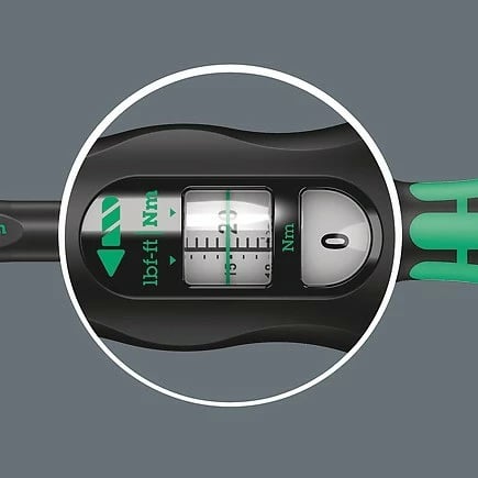 Çelës momenti Wera Click-Torque C 2, 1 copë, zi, gjelbër