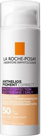 Krem për fytyrë La Roche-Posay Anthelios Pigment Correct SPF50+ Cream, Color Light, 50ml