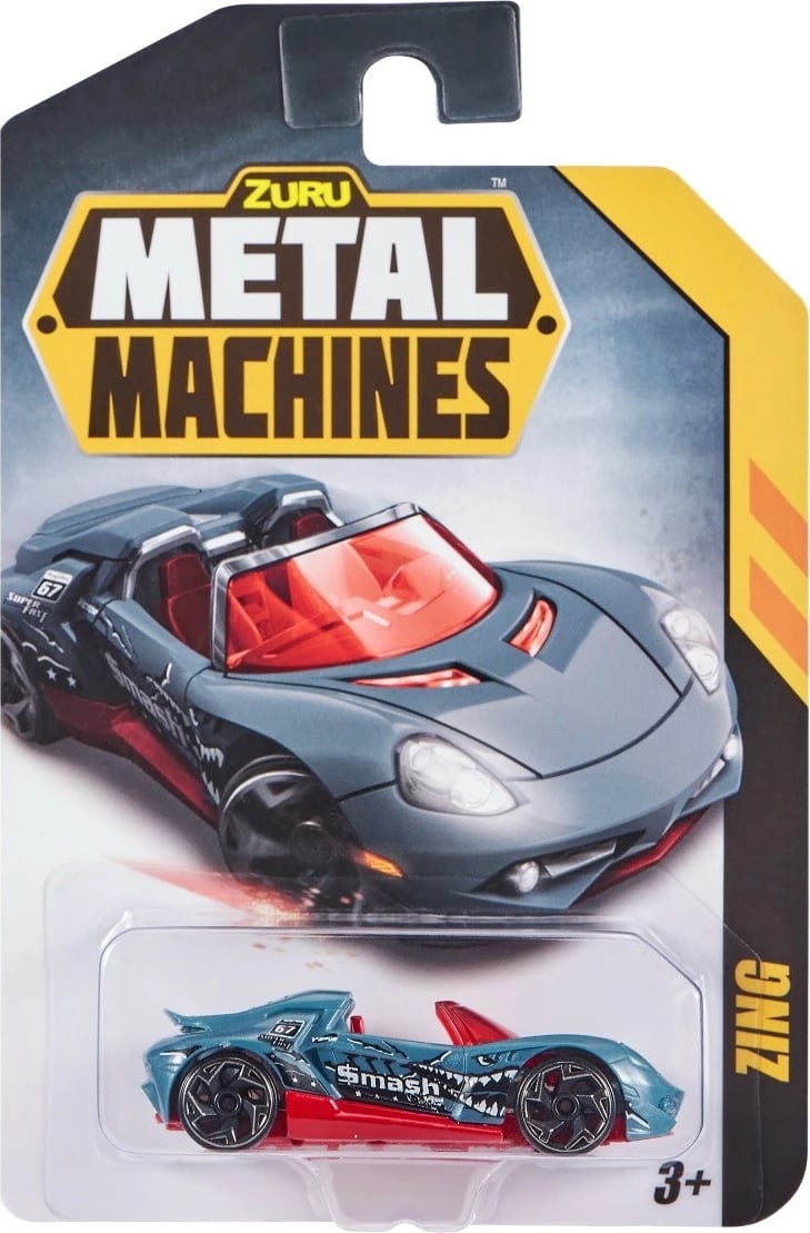 Set vetura lodër ZURU Metal Machines Auto Series 2, 24 copë, mix ngjyra