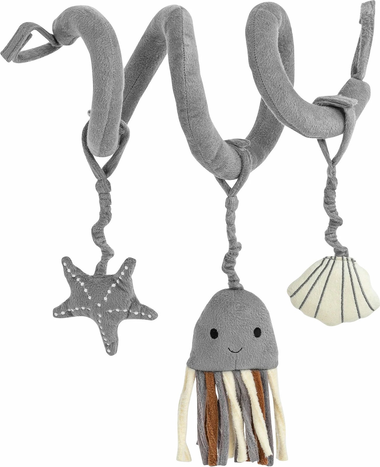 Lodër varëse për karrocë ose ulëse për fëmijë, ngjyrë gri, Evila Originals, Puset