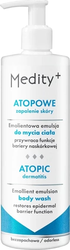 Emulsion për larje trupi Medity+ Atopic Dermatitis Emollient Body Wash Emulsion 200ml