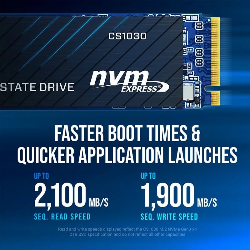 SSD PNY CS1030, 2TB, M.2 2280, PCIe NVMe