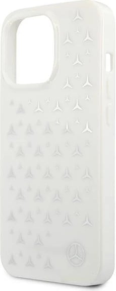 Mbështjellës Mercedes MEHCP13LESPWH për iPhone 13/13 Pro 6.1", Stars Pattern, i bardhë