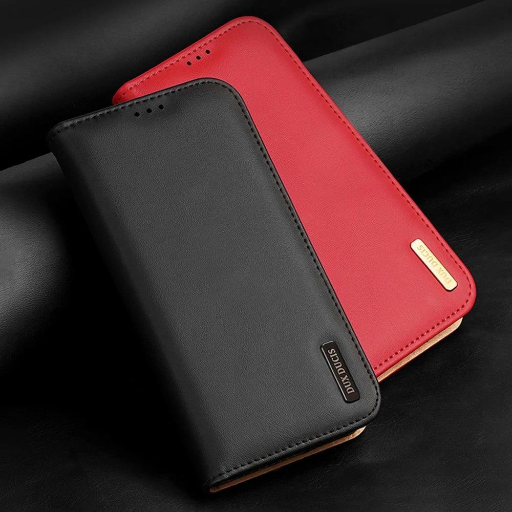 Mbështjellës Dux Ducis Hivo për Samsung Galaxy S22+, lëkurë natyrale, me xhepa, i zi Mbështjellës Dux Ducis Hivo për Samsung Galaxy S22+, lëkurë natyrale, me xhepa, i zi