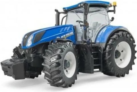 Traktor lodër, BRUDER, New Holland T7.315 BR-03120, shkallë 1:16, plastikë, për fëmijë 3+, blu/zi