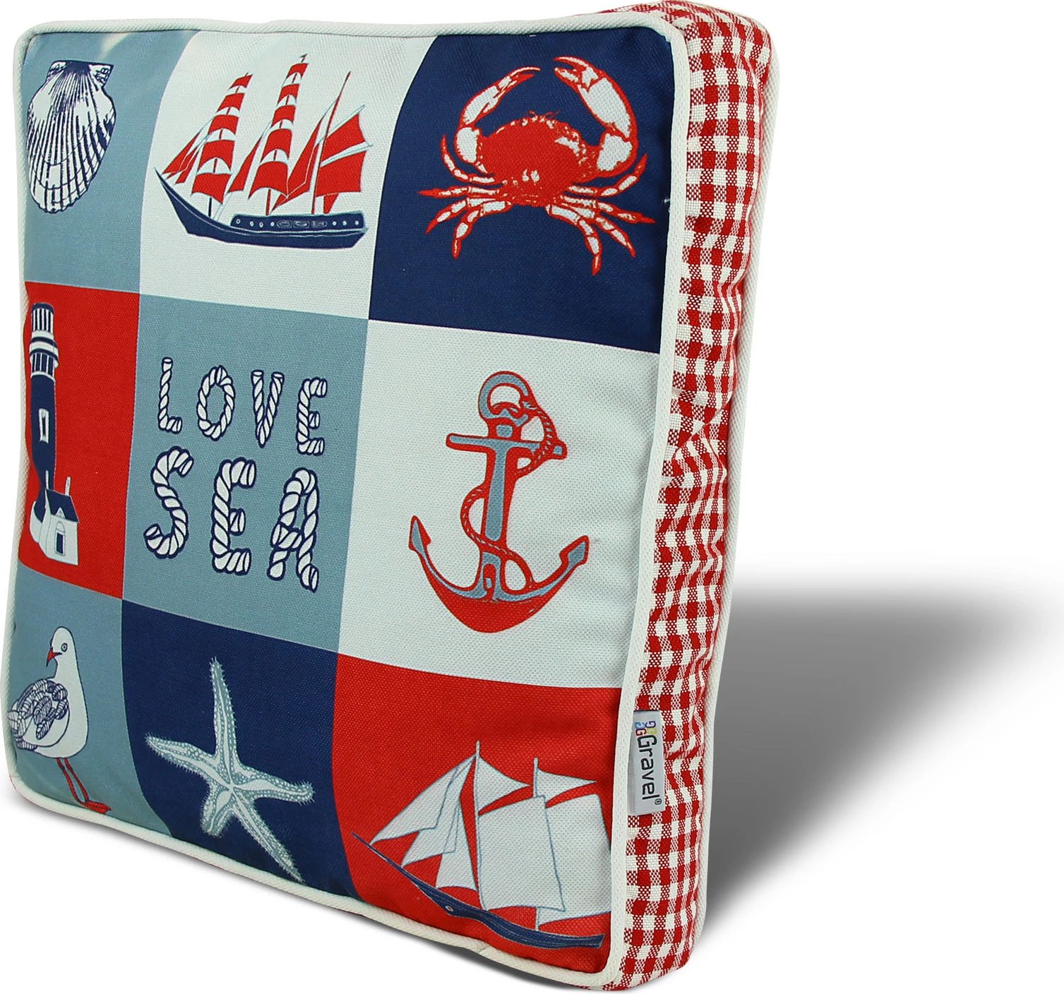 Jastëk Evila Originals, shumëngjyrësh, YM1065, 42x42cm