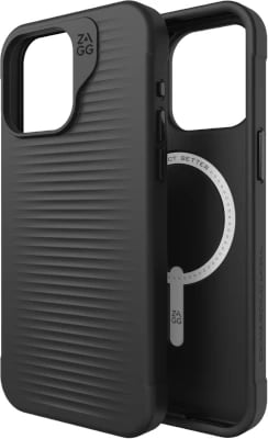 Mbështjellës Zagg Luxe Snap me MagSafe për iPhone 15 Pro Max, i zi