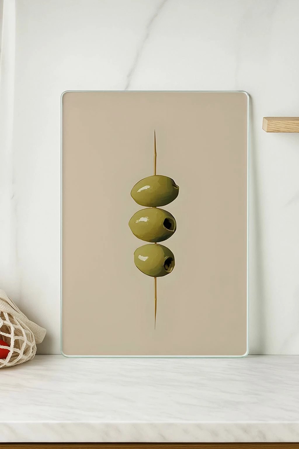 Dërrasë prerëse Hermia, qelq i temperuar, shumëngjyrëshe, 30x40cm Dërrasë prerëse Hermia, qelq i temperuar, shumëngjyrëshe, 30x40cm