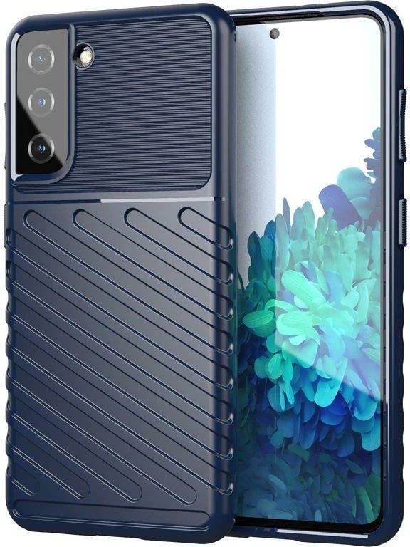 Mbështjellës Hurtel Thunder Case për Samsung Galaxy S23, silikon, i blinduar, Blu