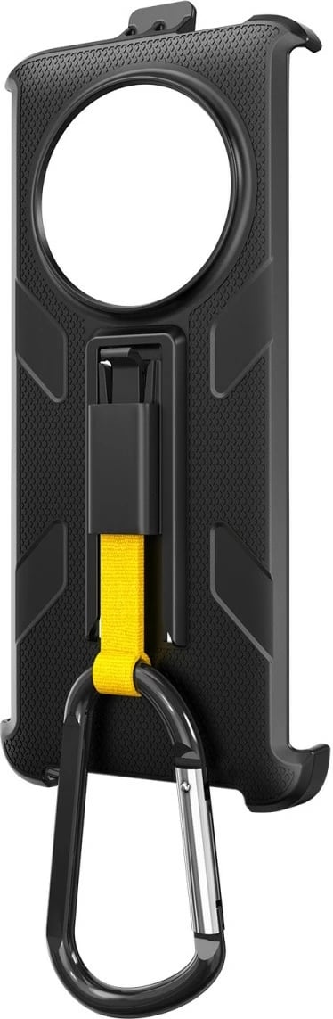 Mbështjellës Ulefone Armor 23 Ultra, multifunksional, me klips dhe karabiner, i zi