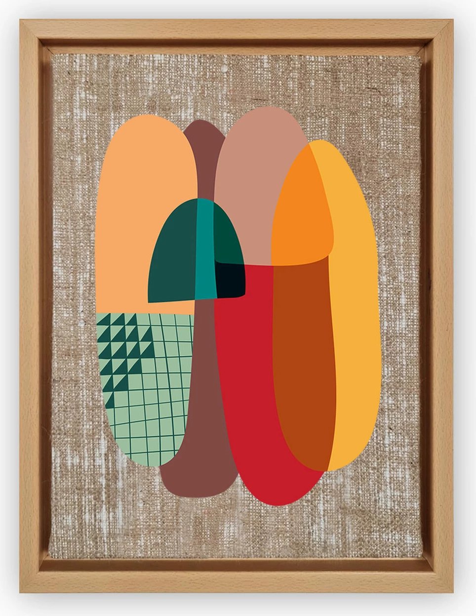 Pikturë dekorative në kanavacë, shumëngjyrëshe, Wallity, LNJ417613529612, 36x46cm