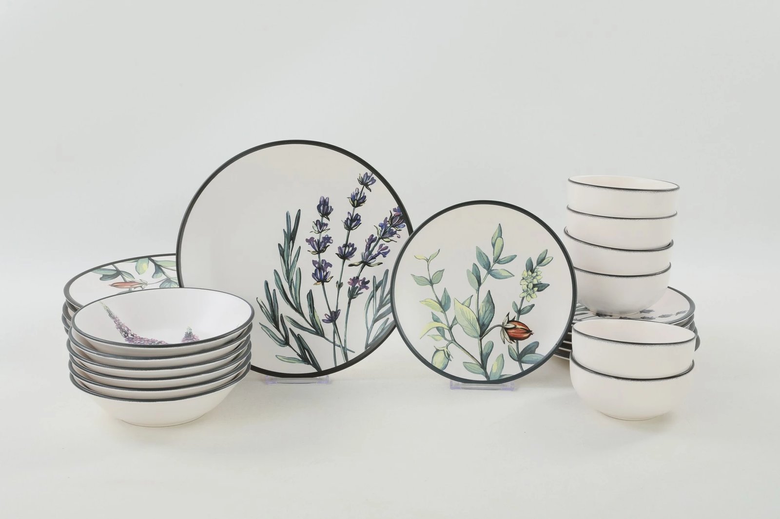 Set enësh darke prej qeramike, 24 copë, Hermia Concept, TY140524F022A29DM00MAET600