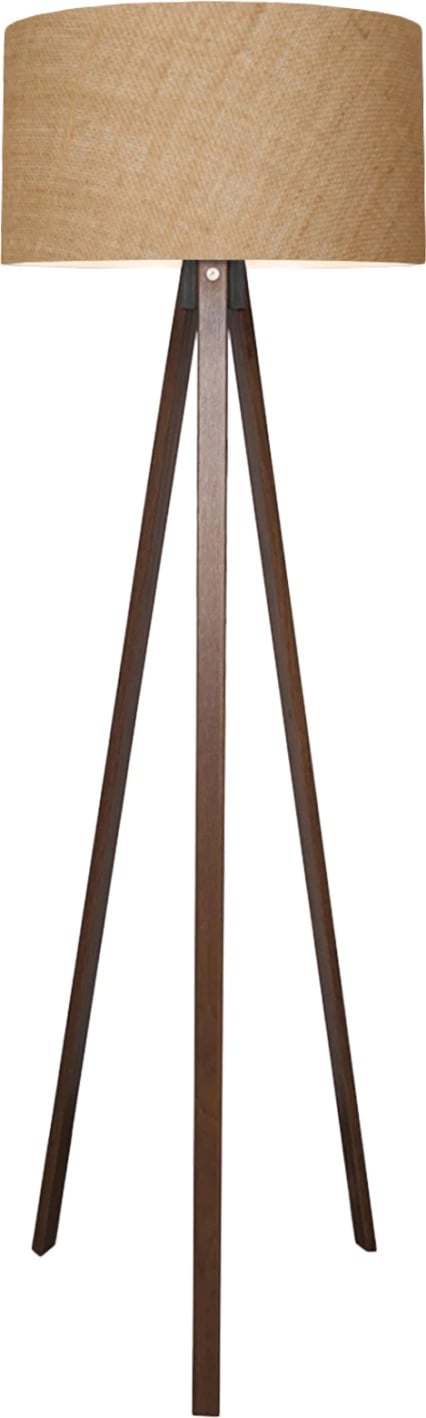 Llambë dyshemeje tripod, ngjyrë arre, kapak bezhë FH7578.01