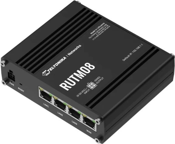 Router industrial TELTONIKA RUTM08, 4 porta Gigabit Ethernet, i zi