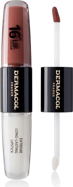 Buzëkuq i lëngshëm Dermacol 16H Longlasting, No.31, 4ml+4ml