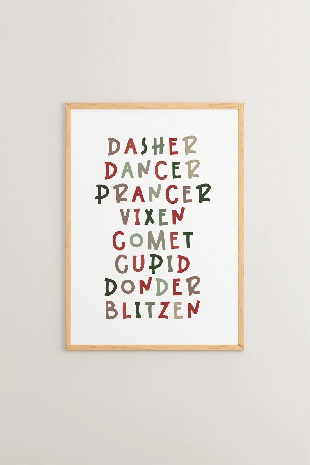 Pikturë dekorative me kornizë, shumëngjyrëshe, Wallity, Nwyearsngmdl43