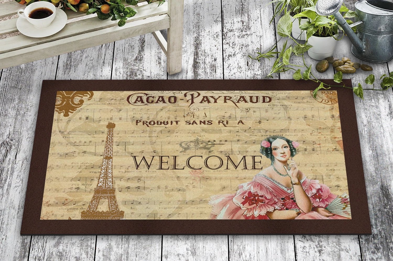 Shilte hyrëse PVC, dizajn Aberto, Eiffel, shumëngjyrëshe