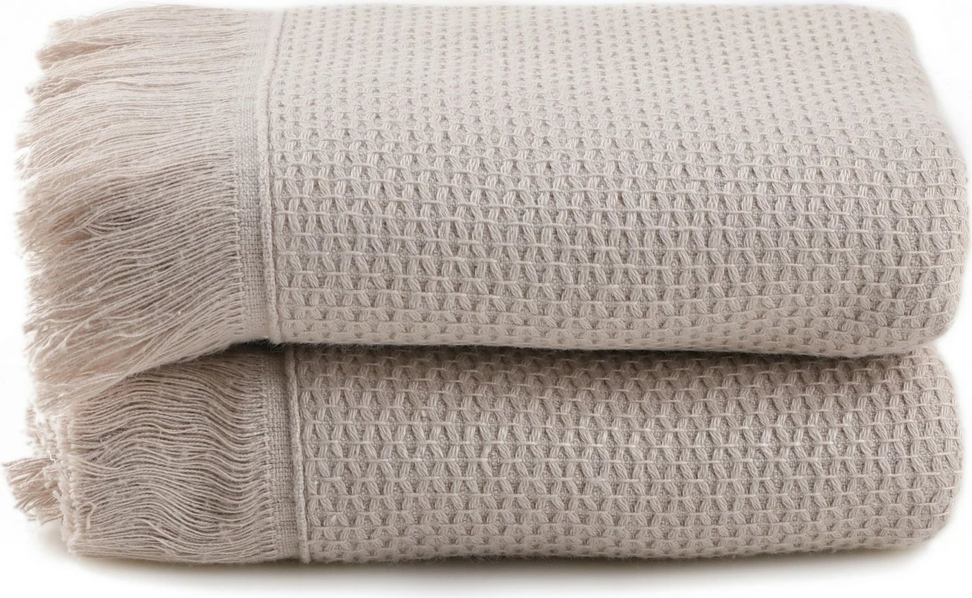 Set peshqirësh larjeje (2 copë), Mijölnir, Mia, bezhë