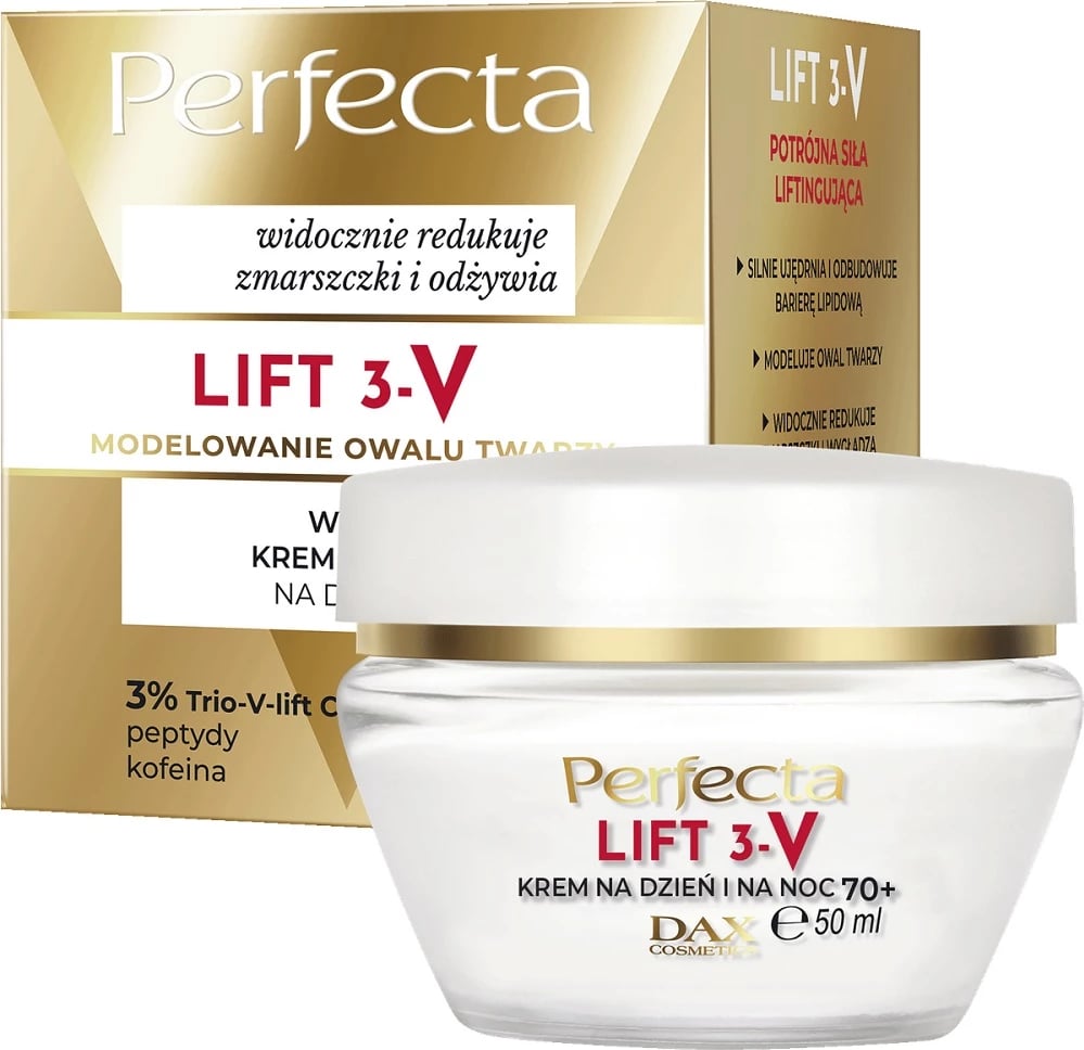Krem lifting për fytyrë Perfecta Lift 3-V Smoothing Day & Night për femra 50ml