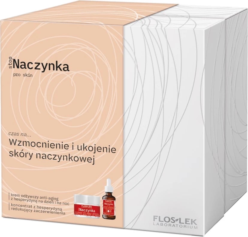 Set për fytyrë Floslek stopNaczynka me hesperidin për femra, 30ml + 50ml