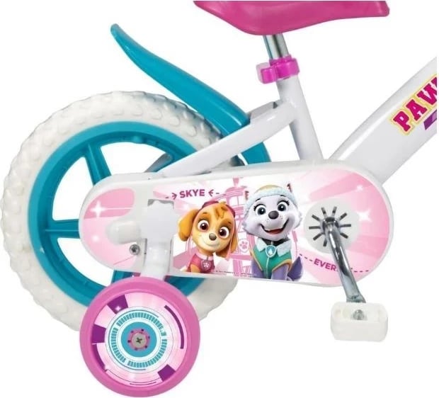 Biçikletë fëmijësh TOIMSA PAW Patrol 12 inç, e bardhë, 4 rrota