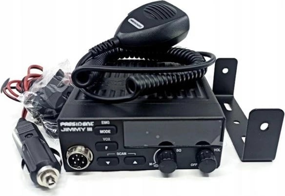 Radio CB PRESIDENT JIMMY III, 40 kanale, 4W, 13.2V, zi