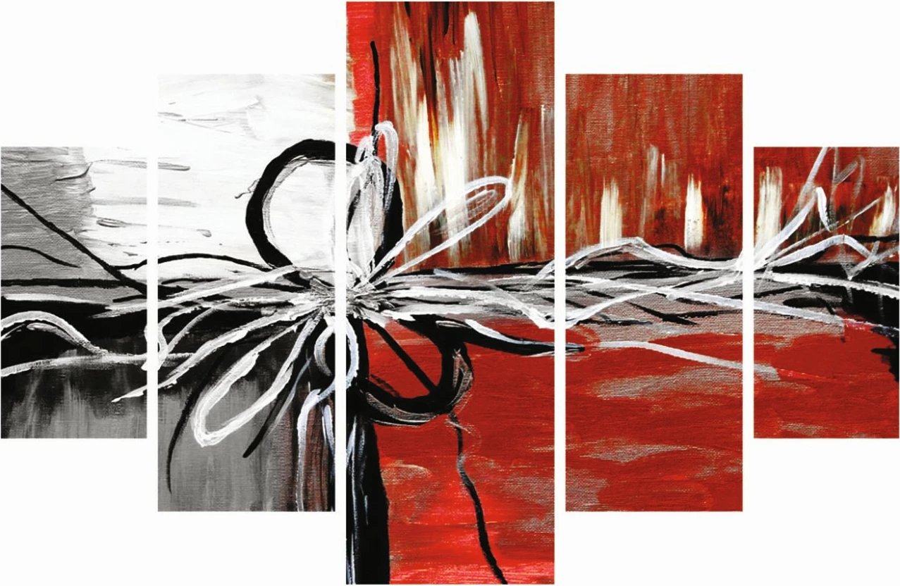 Pikturë dekorative MDF (5 pjesë), Wallity, 5MDF4527_60100, 100x60cm