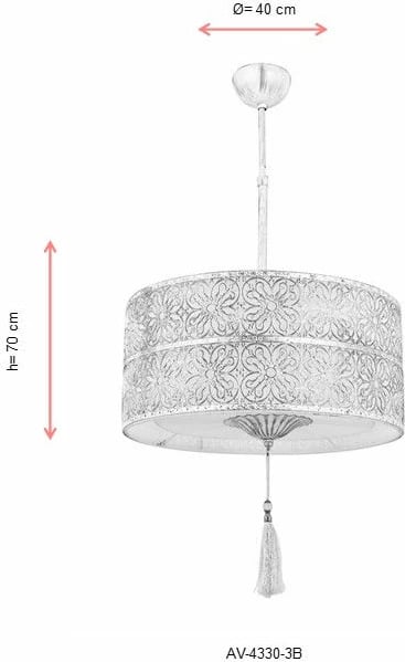 Llambadar i bardhë Opviq, AV-4330-3B