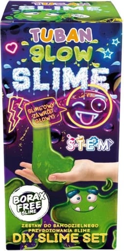 Set slime që ndrit në terr, Tuban, TU3144, vjollcë