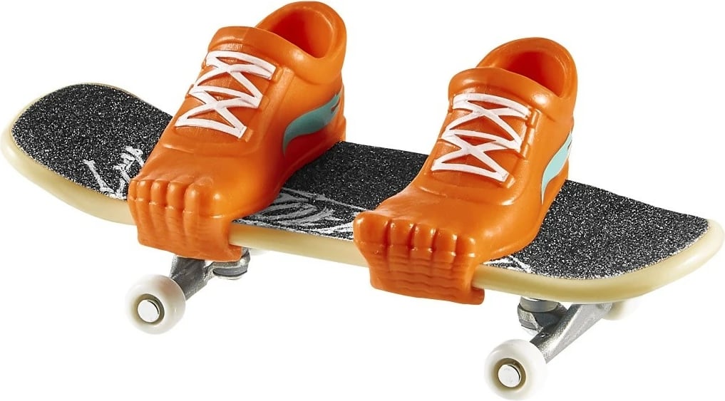 Deskorolkë gishti Hot Wheels Skate Tony Hawk me këpucë gishti, shumëngjyrëshe, set