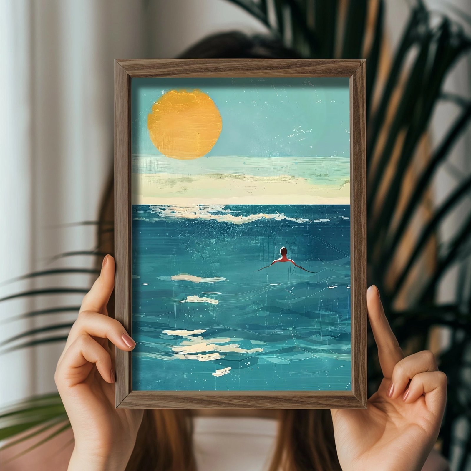 Pikturë dekorative me kornizë MDF, Wallity, GE110-L