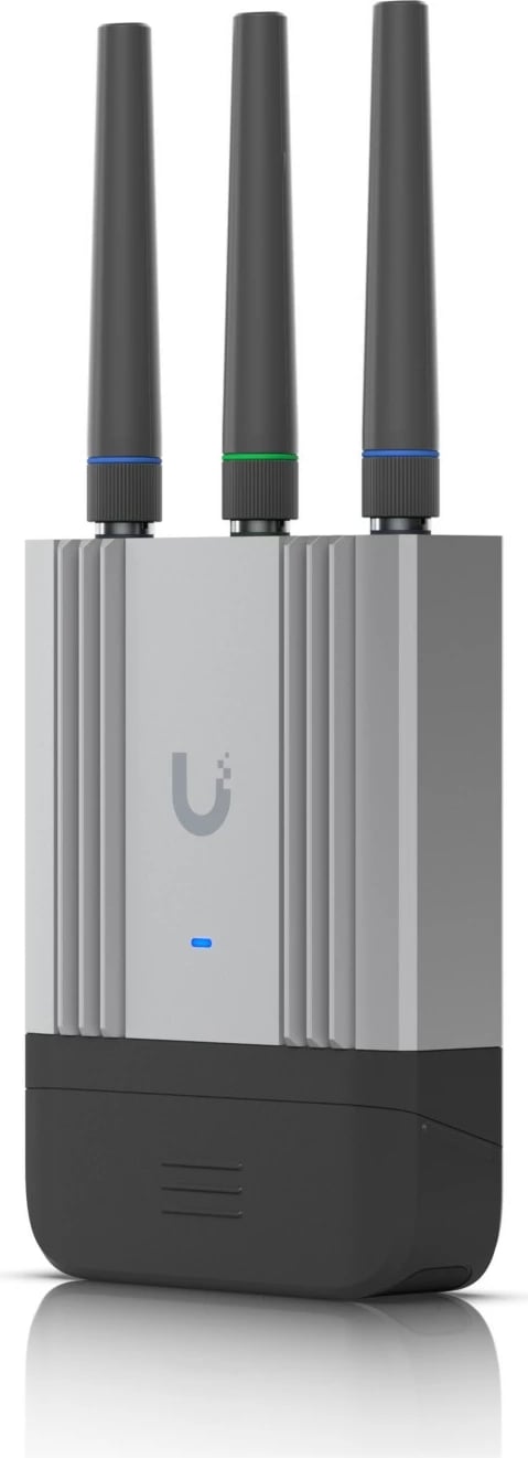 Router Ubiquiti UniFi Mobiler Router Industrial Cat 4 WiFi GPS PoE UMR-Industrial, Ngjyrë e zezë dhe gri