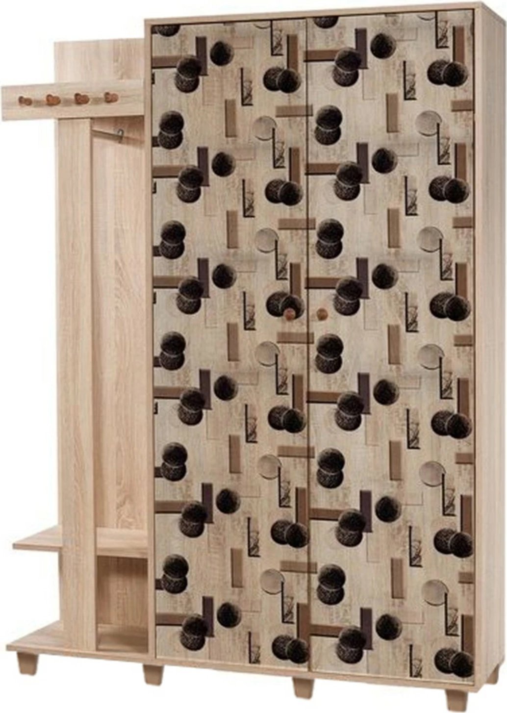 Stendë korridori, ngjyrë lisi Sonoma, Skye Decor Garmanto 135-522