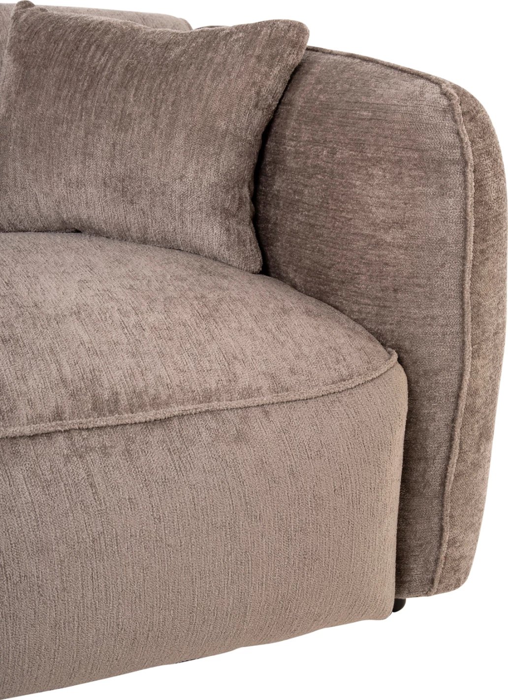 Divan qoshe majtas TREAT FH3277.02L ngjyrë bezhë e errët 270x163x74 cm