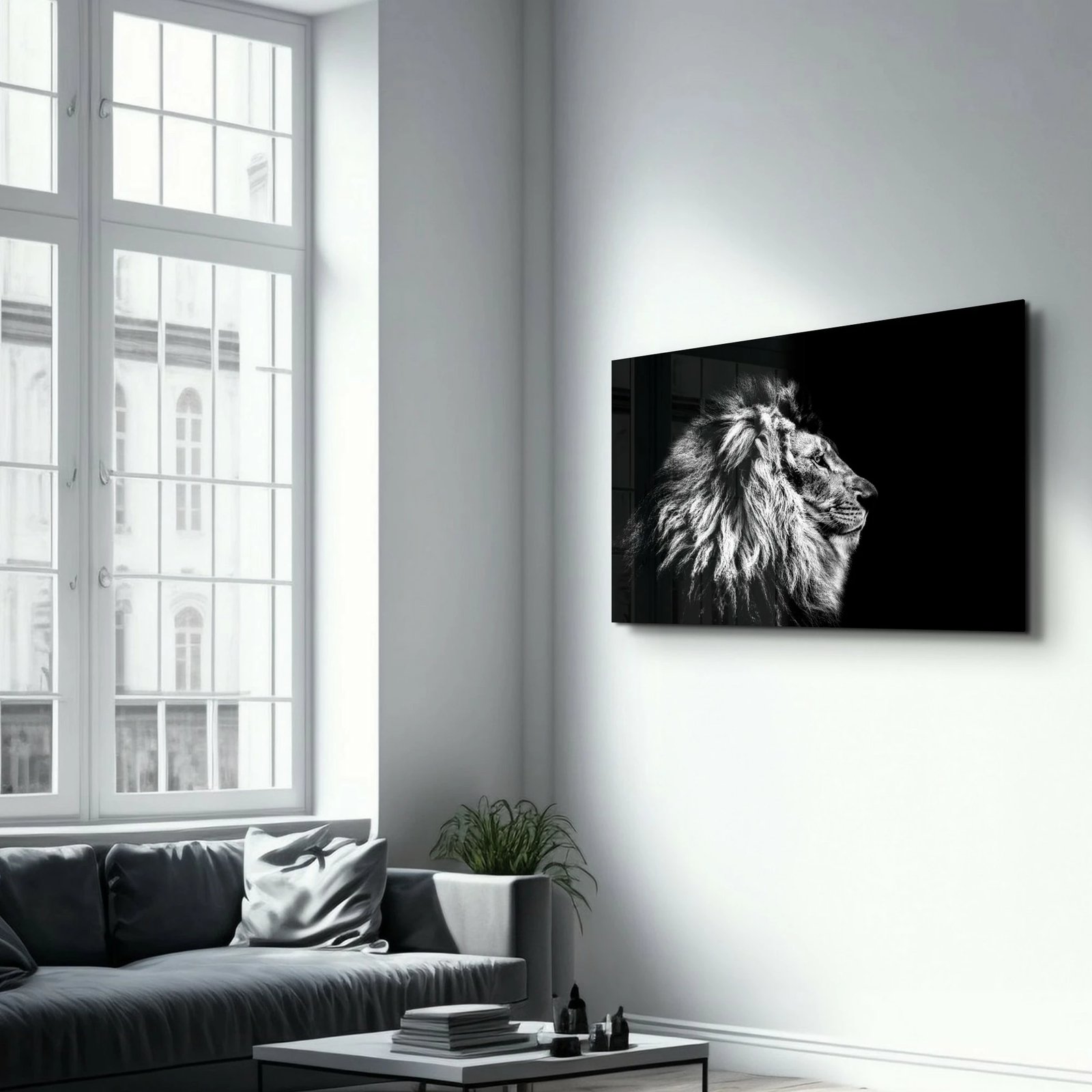 Pikturë dekorative prej xhami të temperuar, Wallity OGLS-2028, 46x72cm