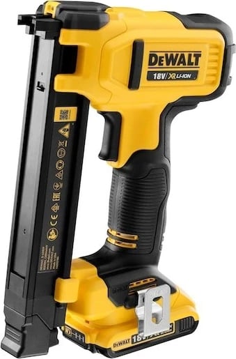 Pistoletë gozhduese/stapluese DeWALT DCN701D2-QW, 16V, e verdhë