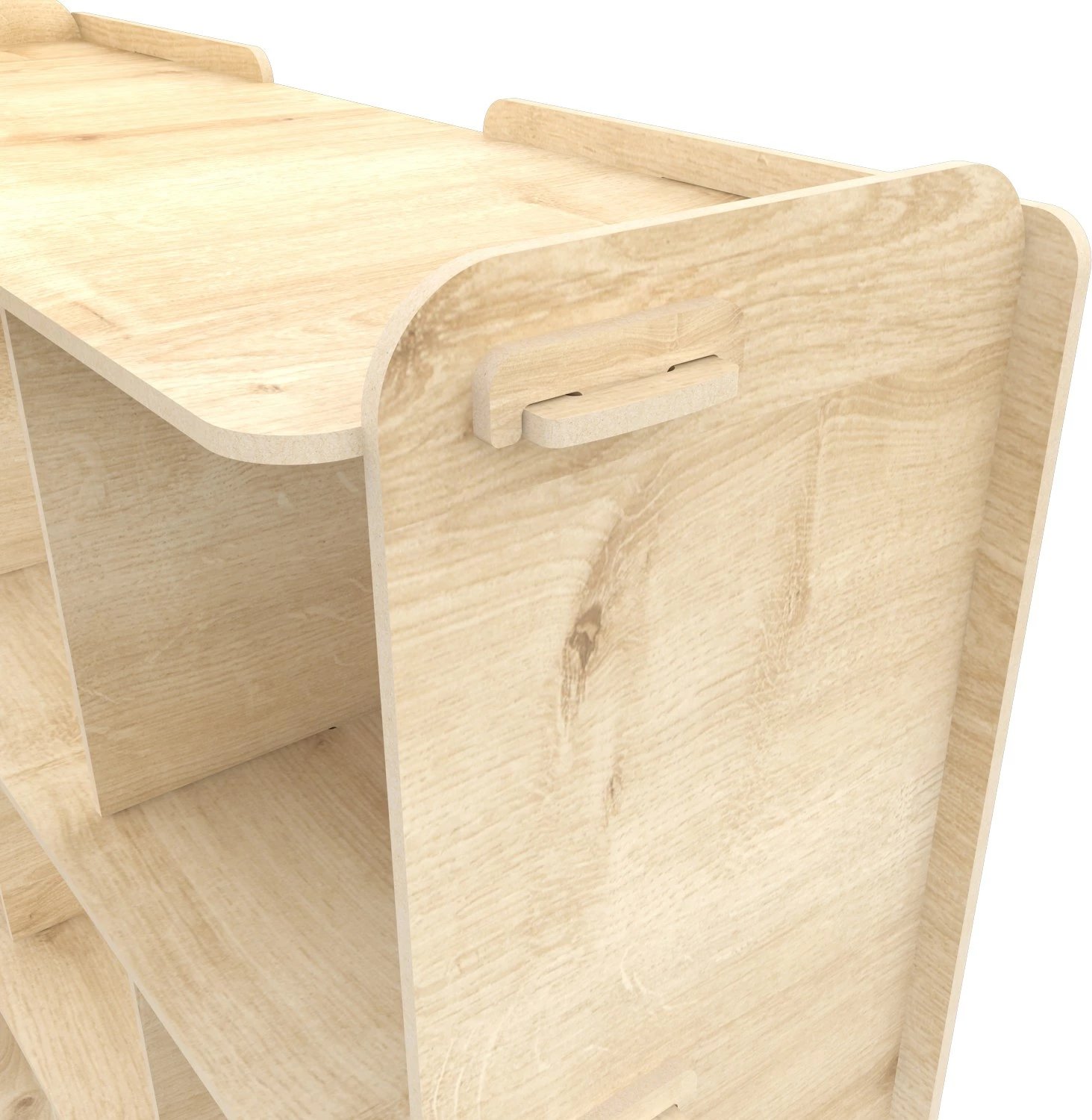 Raft librash Hanah Home, Zimba, ngjyrë lisi