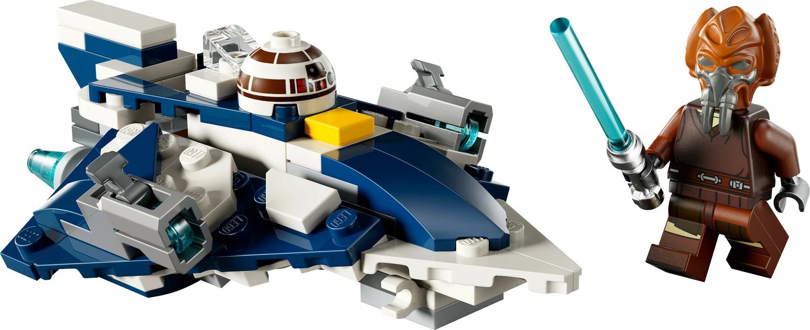 Set ndërtimi LEGO Star Wars 75400 Plo Koon’s Jedi Starfighter Microfighter, 89 pjesë, shumëngjyrësh