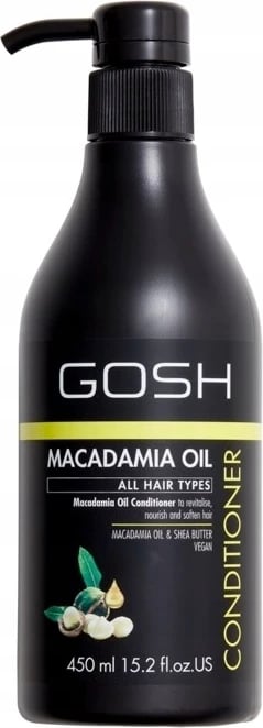 Kondicioner për flokë Gosh Macadamia Oil për femra, 450ml