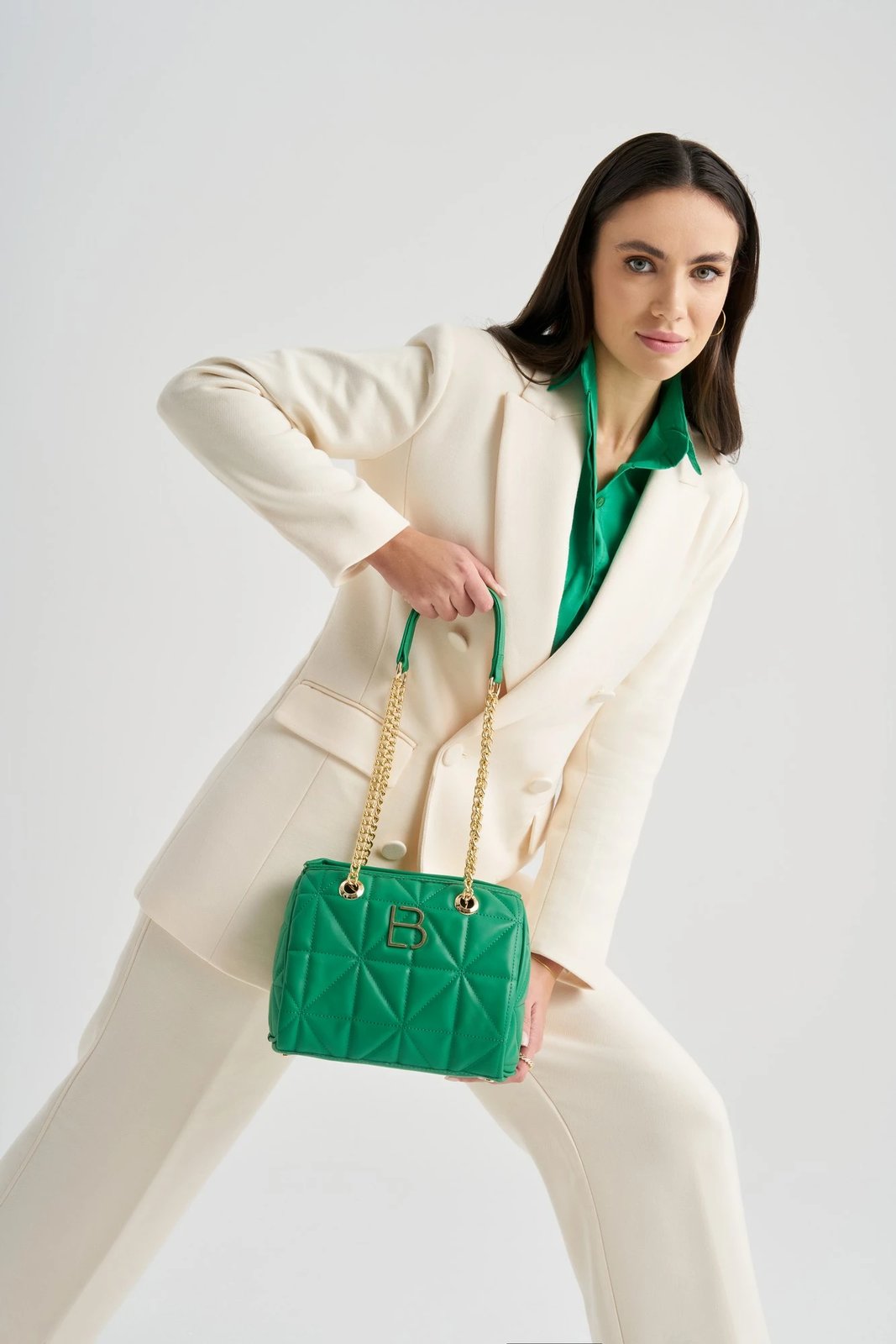 Çantë shpatullash Lucky Bees, e gjelbër, 391