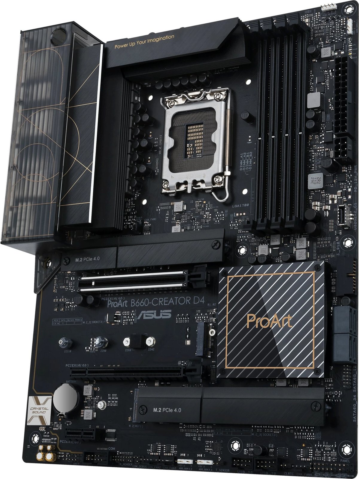 Pllakë amë ASUS PROART B660-CREATOR D4, LGA 1700, DDR4, ATX, e zezë