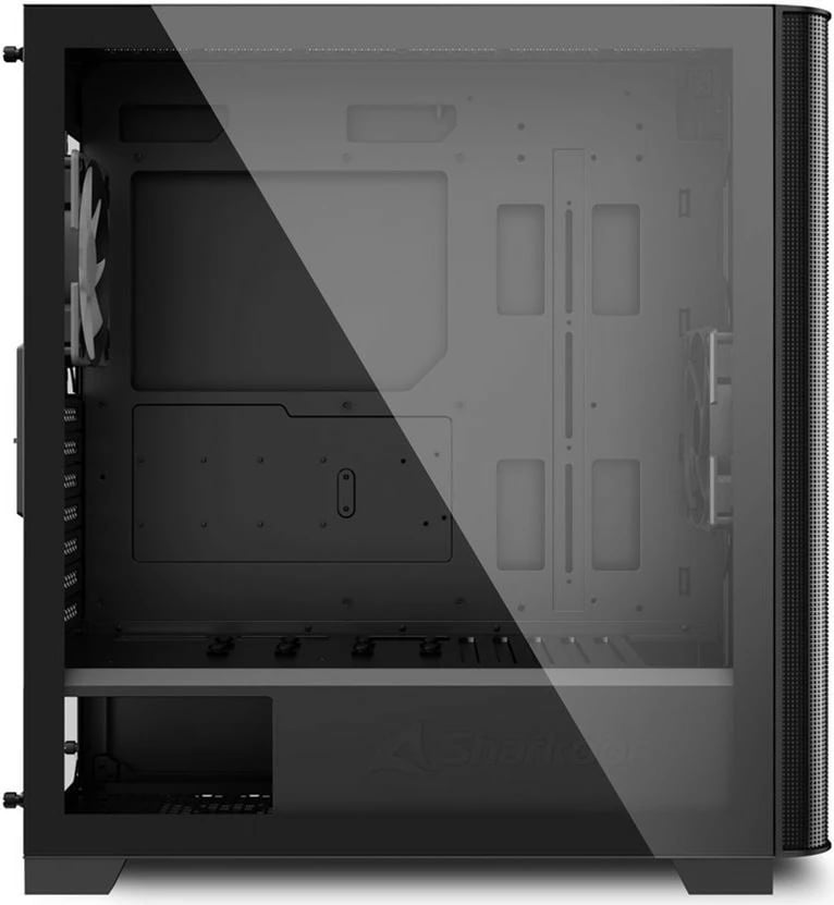 Kasë Sharkoon M30 RGB midi, e zezë